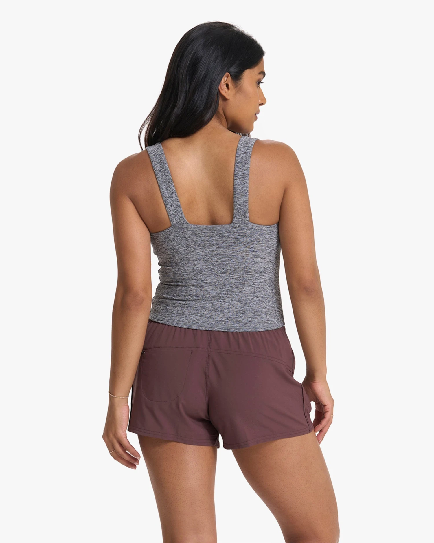 Elevation Square Neck Tank | Heather Grey 2 Elevation Square Neck Tank | Heather Grey - Image 2