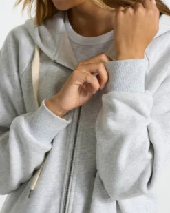 Restore Hoodie | Pale Grey Heather -Vuori Clothing Store 0029 VW251PHG 0971