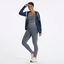 Halo Performance Hoodie | Navy Heather -Vuori Clothing Store 0035 VW201HNV 3184