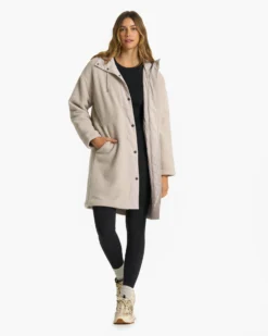 Sherpa Hooded Trench | Dark Salt -Vuori Clothing Store 0035 VW548DSA 1977