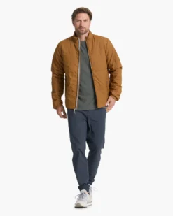 Echo Insulated Jacket | Caramel -Vuori Clothing Store 0041 V535CAM 03525