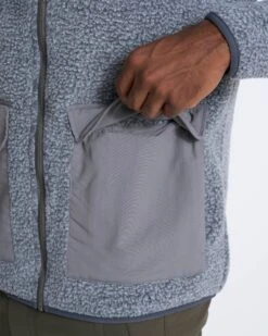 Idyllwild Sherpa Jacket | Heather Grey -Vuori Clothing Store 0064 V543HTG 01963