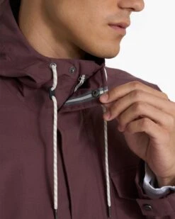Palisades Rain Jacket | Chestnut -Vuori Clothing Store 0097 V525CHN 04380