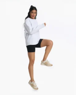 Restore Oversized Crew | Pale Grey Heather -Vuori Clothing Store 0104 VW265PHG 2614