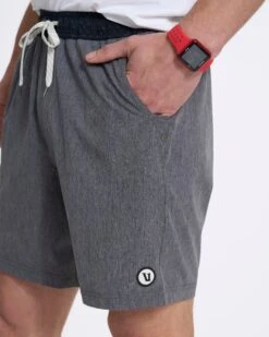 Kore Short | Vintage Charcoal Linen Texture 13 Kore Short | Vintage Charcoal Linen Texture -Vuori Clothing Store 0148 V302VCL 2389