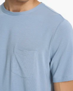 Linear Tech Tee | Light Cloud -Vuori Clothing Store 0190 V196LCL 01765