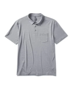 Zephyr Polo | Heather Grey