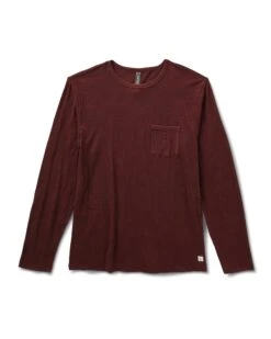 Long Sleeve Rise Tee | Ruby