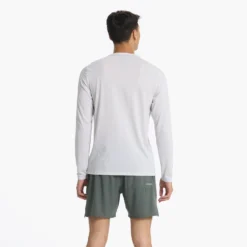 Long Sleeve Current Tech Tee | Salt -Vuori Clothing Store V1003SAL 02821