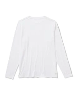 Long Sleeve Current Tech Tee | White