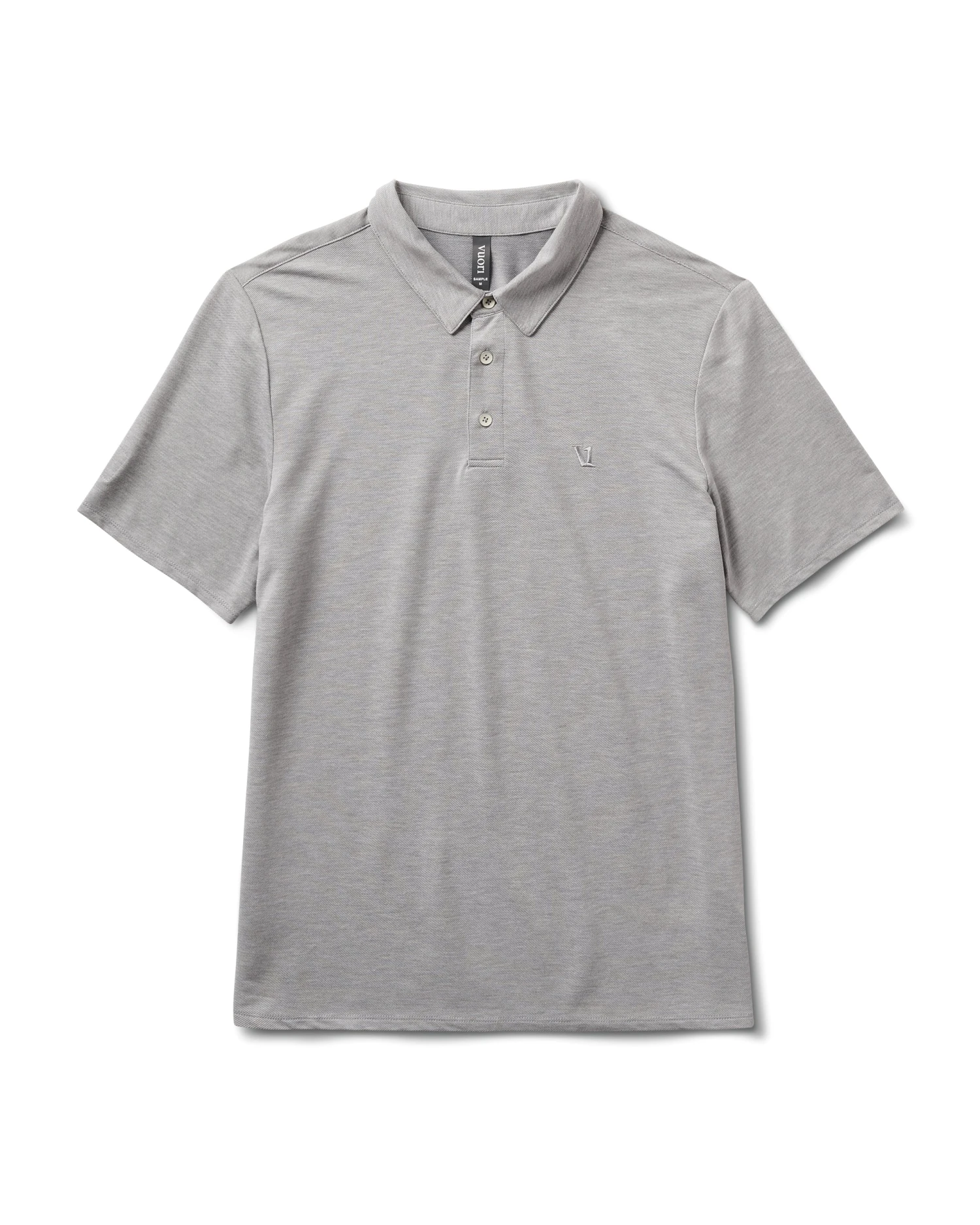 Knit Twill Polo | Steel Heather 1 Knit Twill Polo | Steel Heather