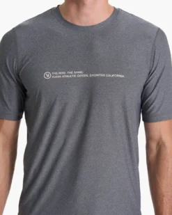 Short Sleeve Uluwatu 23 Water Tee | Charcoal Heather -Vuori Clothing Store V1008HCC SP23 M ECOMM TOPS DETAIL 0906 1x1 4a5c8c2c ffc2 4b81 a398 03c04f9fbcfa scaled