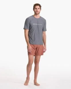 Short Sleeve Uluwatu 23 Water Tee | Charcoal Heather -Vuori Clothing Store V1008HCC SP23 M ECOMM TOPS FULL 0843 1x1 4adfd951 dd79 4405 8ffc 732b358ca585