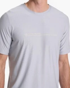 Short Sleeve Uluwatu 23 Water Tee | Platinum Heather -Vuori Clothing Store V1008HPT SP23 M ECOMM TOPS TOP 1393 1x1 56f983dd 30eb 44ab a523 40a49f5b2d3a