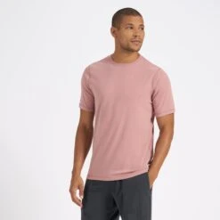 Tuvalu Tee | Burnt Clay -Vuori Clothing Store V101BCY 2