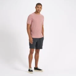 Tuvalu Tee | Burnt Clay -Vuori Clothing Store V101BCY 4