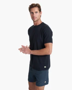 Tuvalu Tee | Ink -Vuori Clothing Store V101INK FA19 M ECOMM TOP 3565
