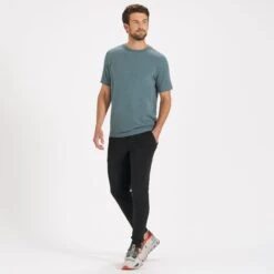 Tuvalu Tee | Steel Blue -Vuori Clothing Store V101SBE 4 9c6a8e84 5593 43be 8232 51b964af28d4