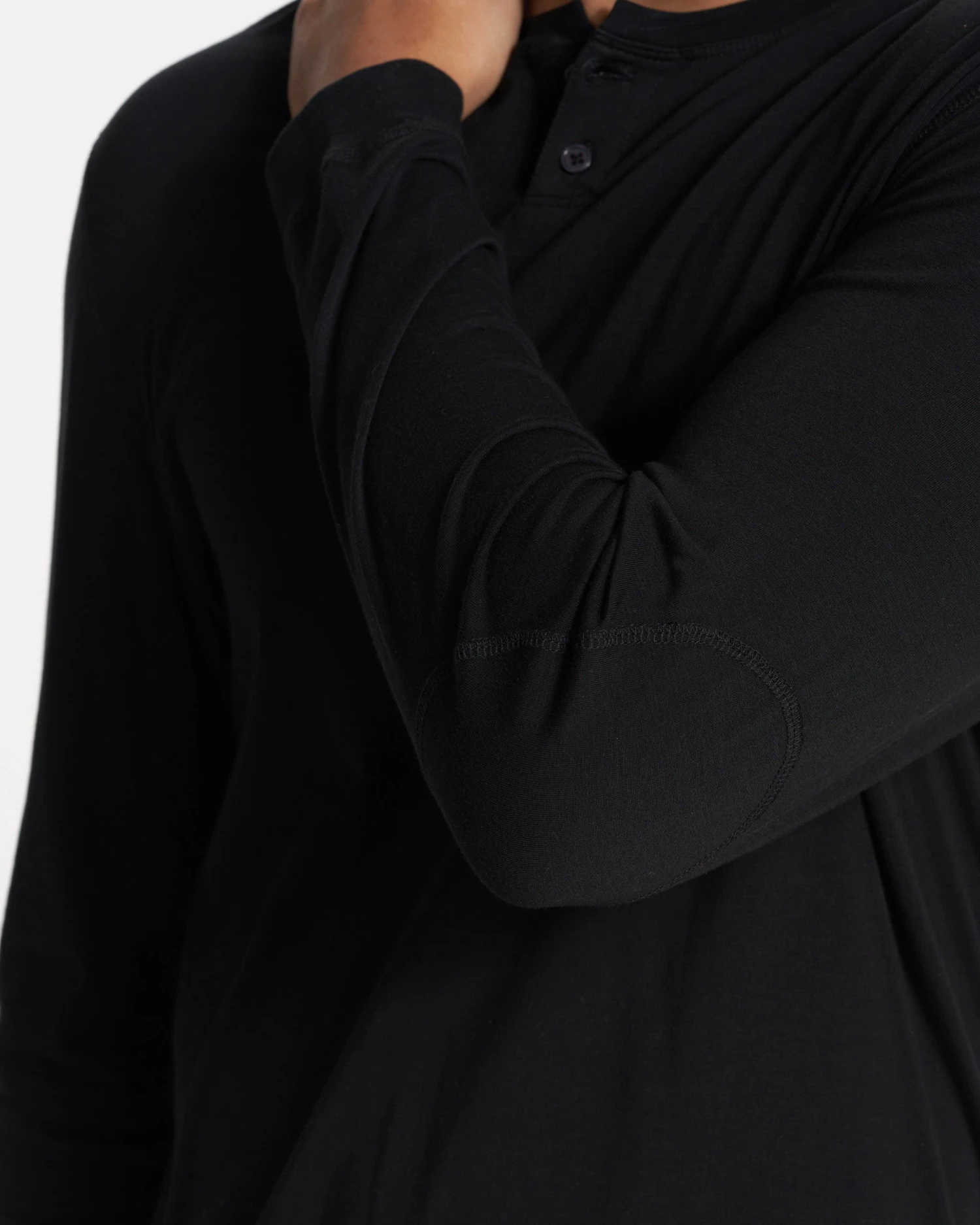 Long-Sleeve Ever Henley | Black 7 Long-Sleeve Ever Henley | Black - Image 7