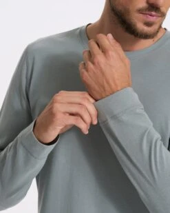 Long Sleeve Ever Henley | Stormy 14 Long Sleeve Ever Henley | Stormy -Vuori Clothing Store V108STY SP23 M ECOMM TOPS TOP 3123 1x1 cb1284e5 d038 4265 b88a 380fd75302e4