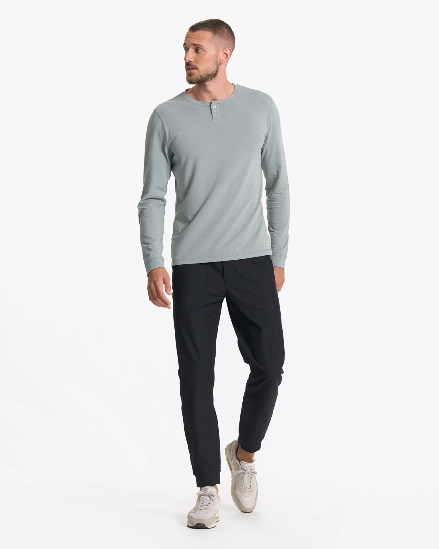 Long Sleeve Ever Henley | Stormy 6 Long Sleeve Ever Henley | Stormy - Image 6