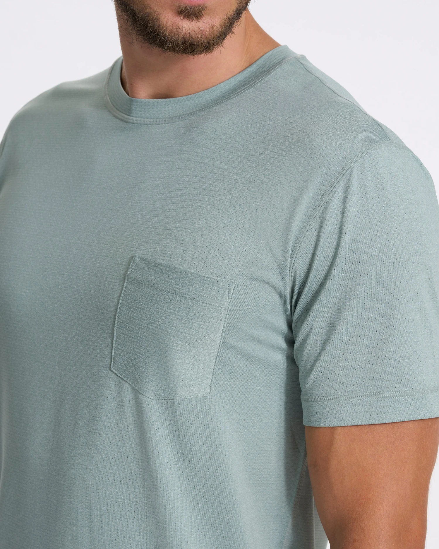 Tradewind Performance Tee | Neptune Heather 3 Tradewind Performance Tee | Neptune Heather - Image 3