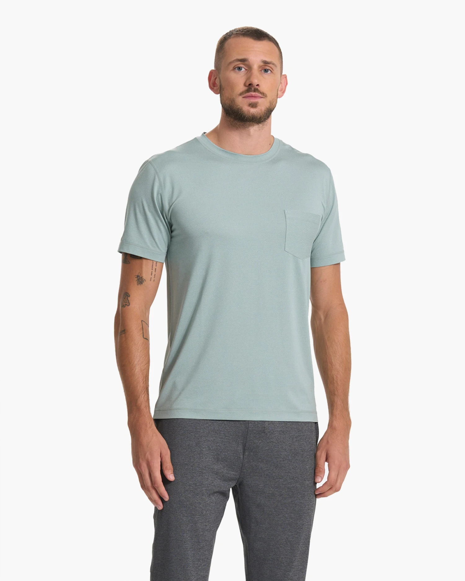 Tradewind Performance Tee | Neptune Heather 2 Tradewind Performance Tee | Neptune Heather - Image 2