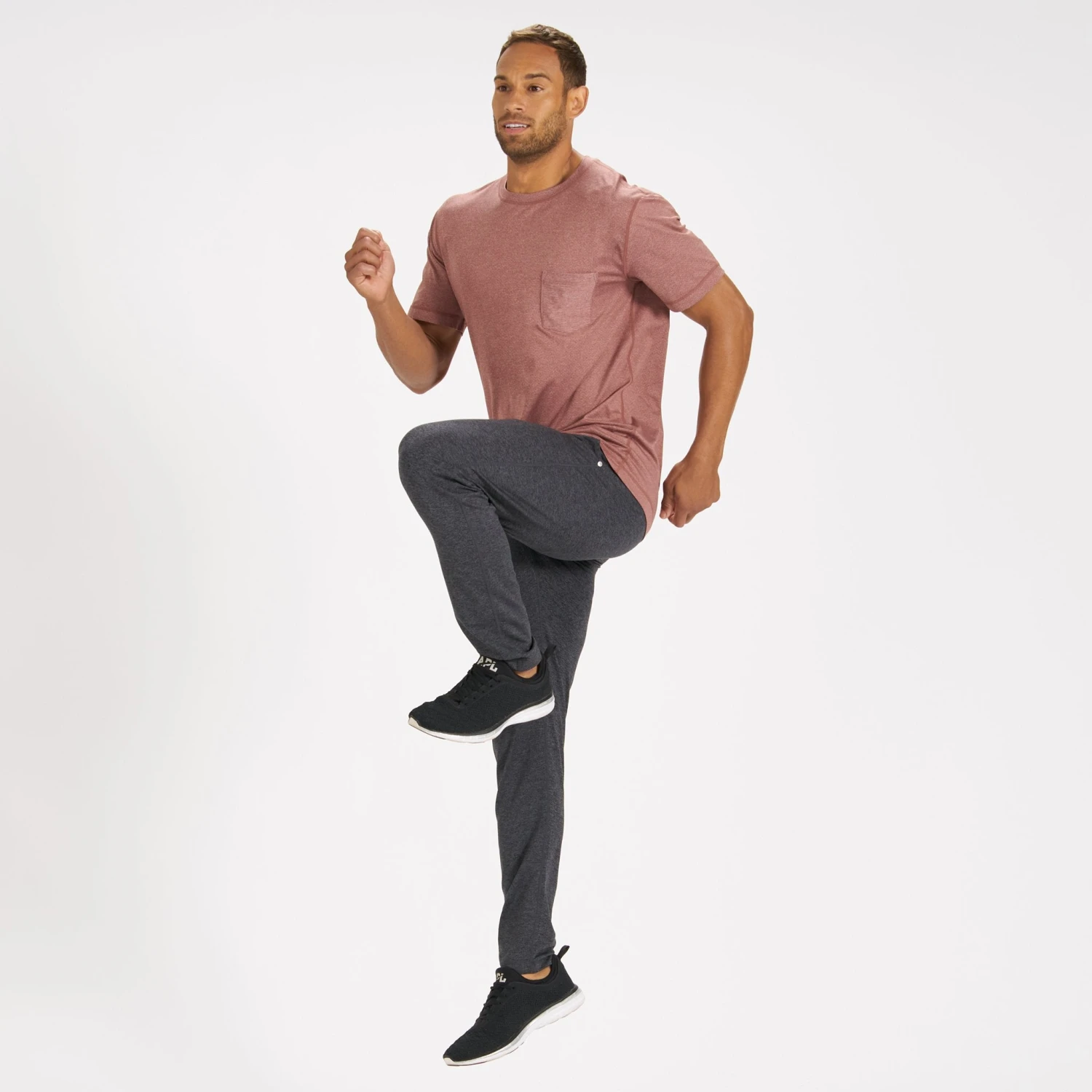 Tradewind Performance Tee | Red Clay Heather 2 Tradewind Performance Tee | Red Clay Heather - Image 2