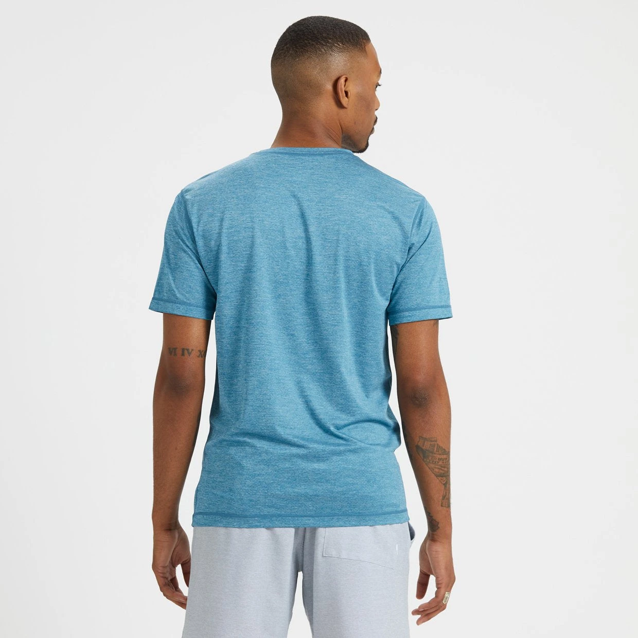 Tradewind Performance Tee | Sapphire Heather 1 Tradewind Performance Tee | Sapphire Heather