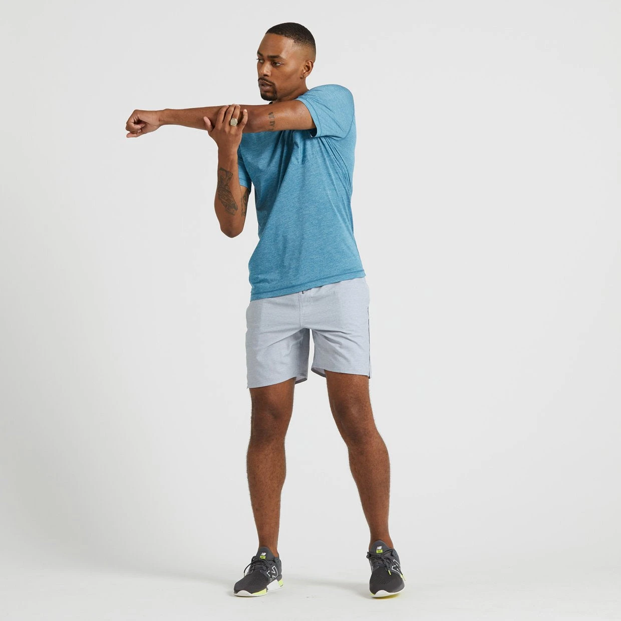 Tradewind Performance Tee | Sapphire Heather 2 Tradewind Performance Tee | Sapphire Heather - Image 2