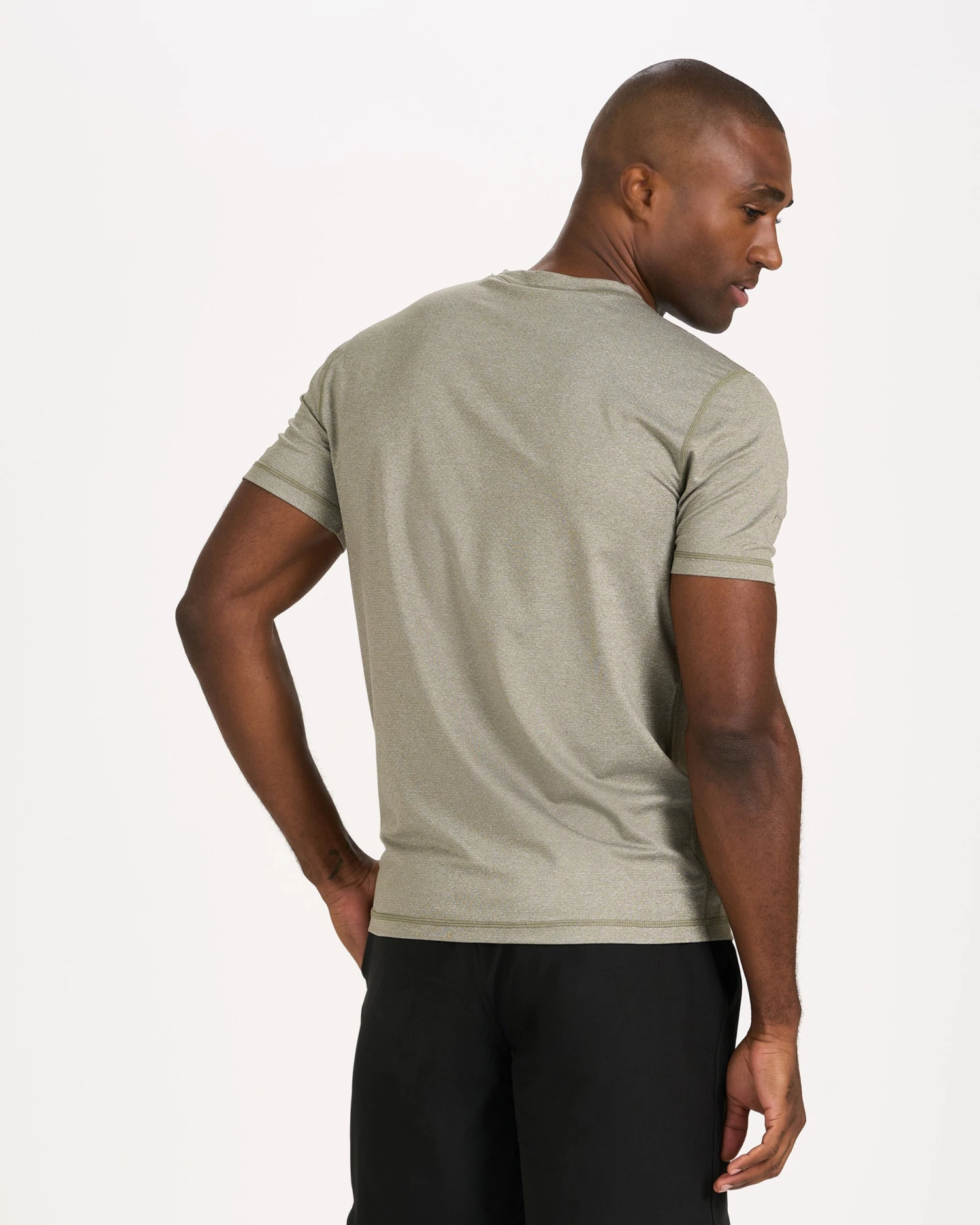 Tradewind Performance Tee | Army Heather 3 Tradewind Performance Tee | Army Heather - Image 3