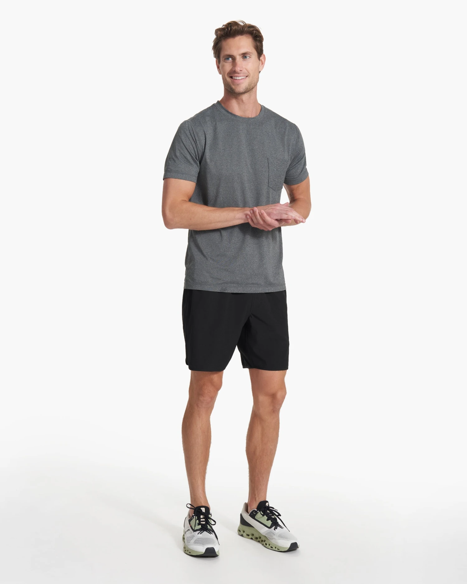 Tradewind Performance Tee | Heather Grey 6 Tradewind Performance Tee | Heather Grey - Image 6