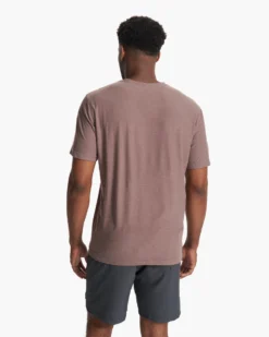 Strato Tech Tee | Hazel Heather 7 Strato Tech Tee | Hazel Heather -Vuori Clothing Store V126HAH FA23 M ECOMM TOPS BACK TOPS 4