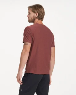 Strato Tech Tee | Cedar Heather -Vuori Clothing Store V126HCD 2458