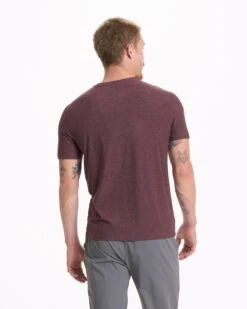 Strato Tech Tee | Chestnut Heather -Vuori Clothing Store V126HCH 07949