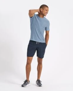 Strato Tech Tee | Cloud Heather -Vuori Clothing Store V126HCL 4