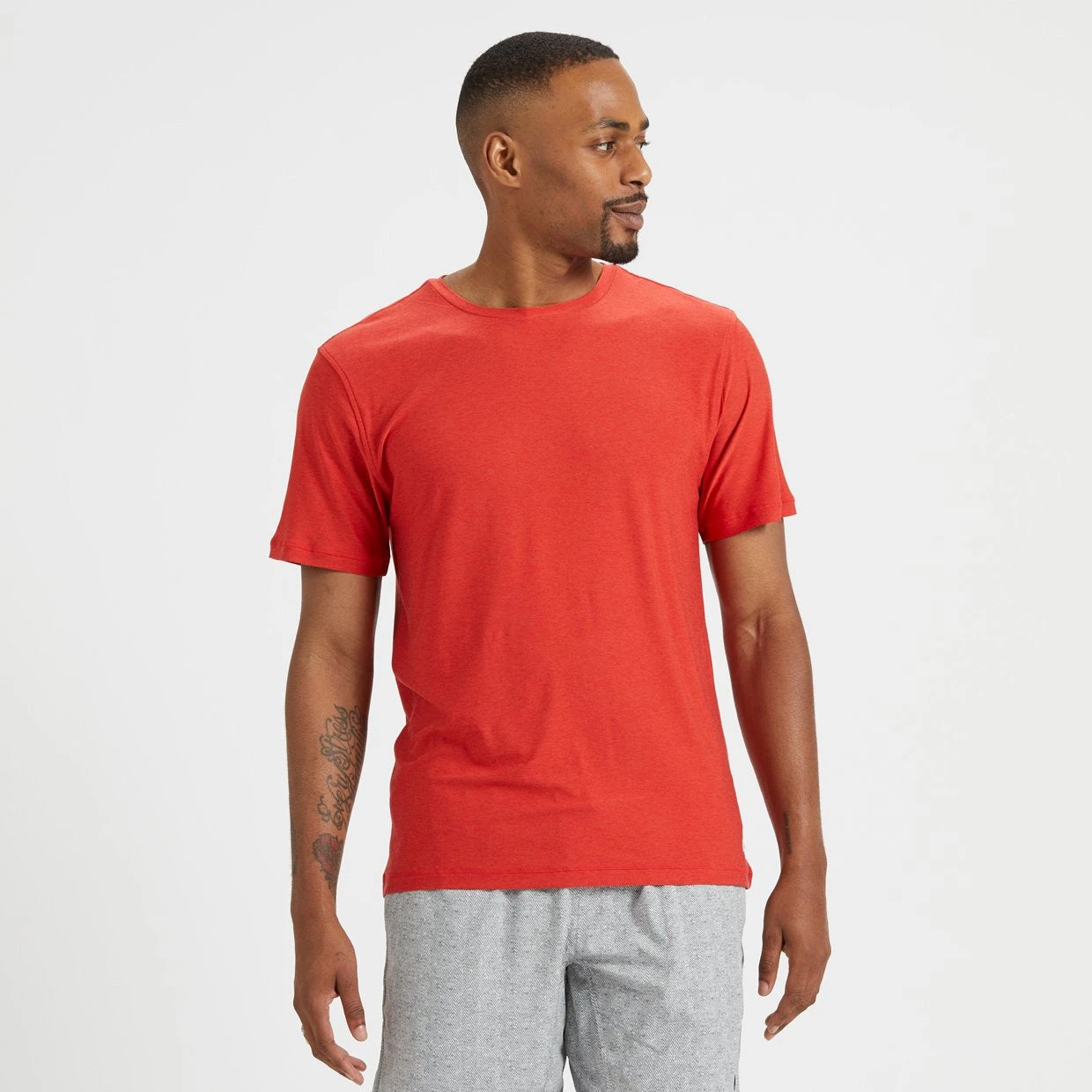 Strato Tech Tee | Melon Heather 2 Strato Tech Tee | Melon Heather - Image 2