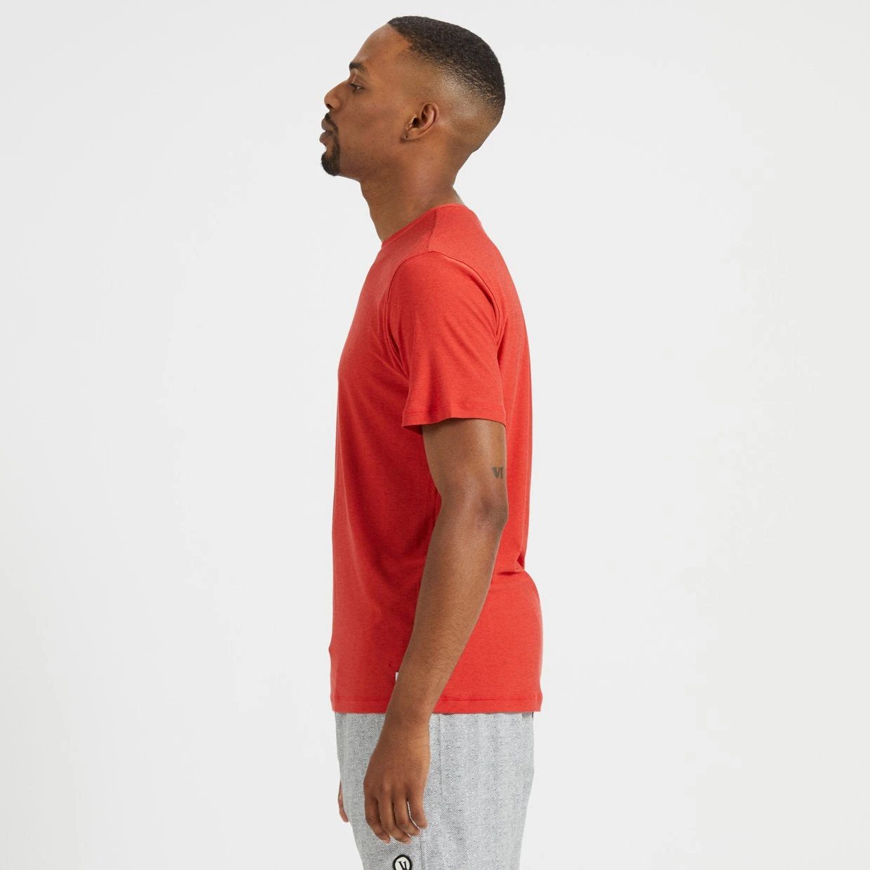 Strato Tech Tee | Melon Heather 3 Strato Tech Tee | Melon Heather - Image 3