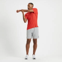 Strato Tech Tee | Melon Heather 9 Strato Tech Tee | Melon Heather -Vuori Clothing Store V126HML 4