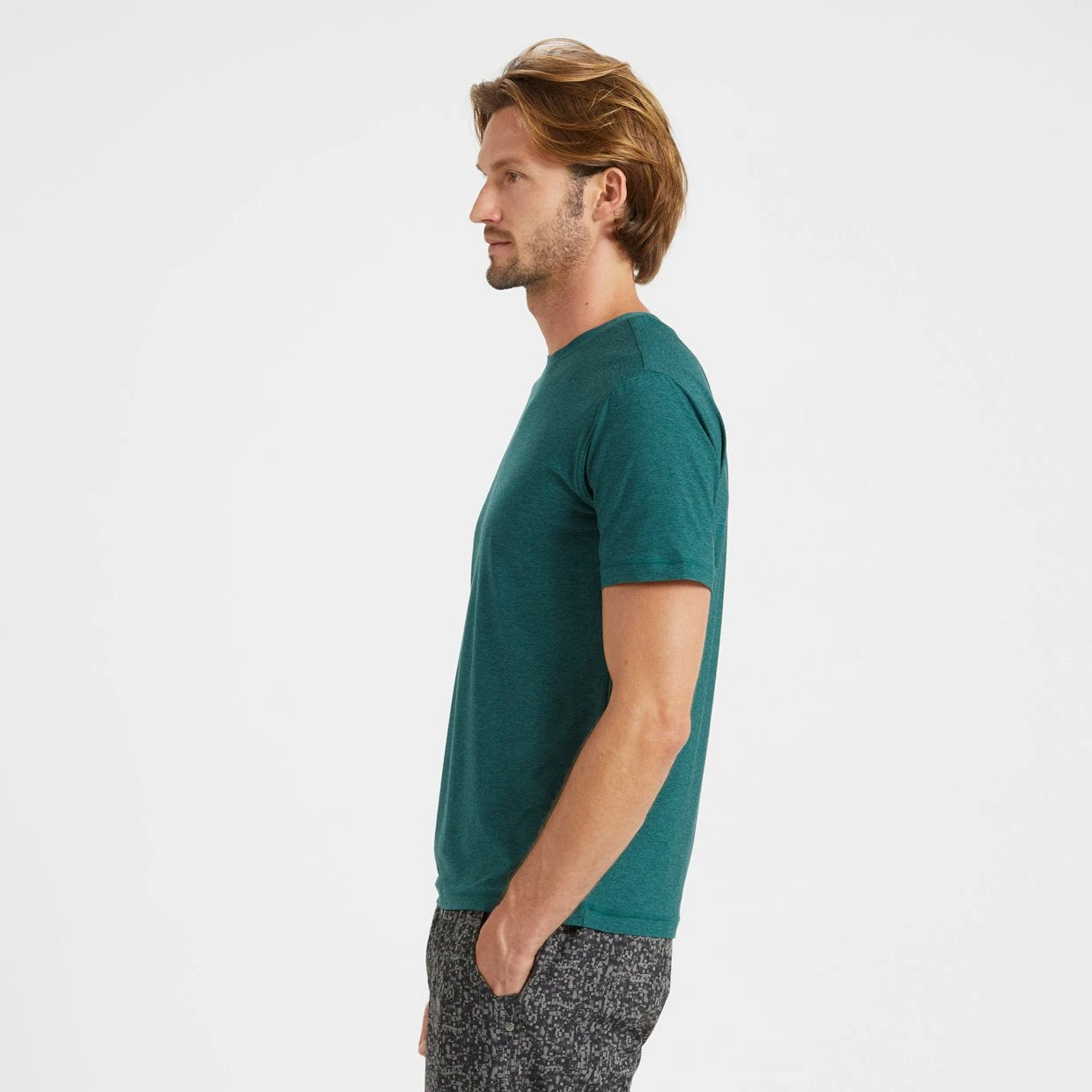 Strato Tech Tee | Palm Heather 3 Strato Tech Tee | Palm Heather - Image 3