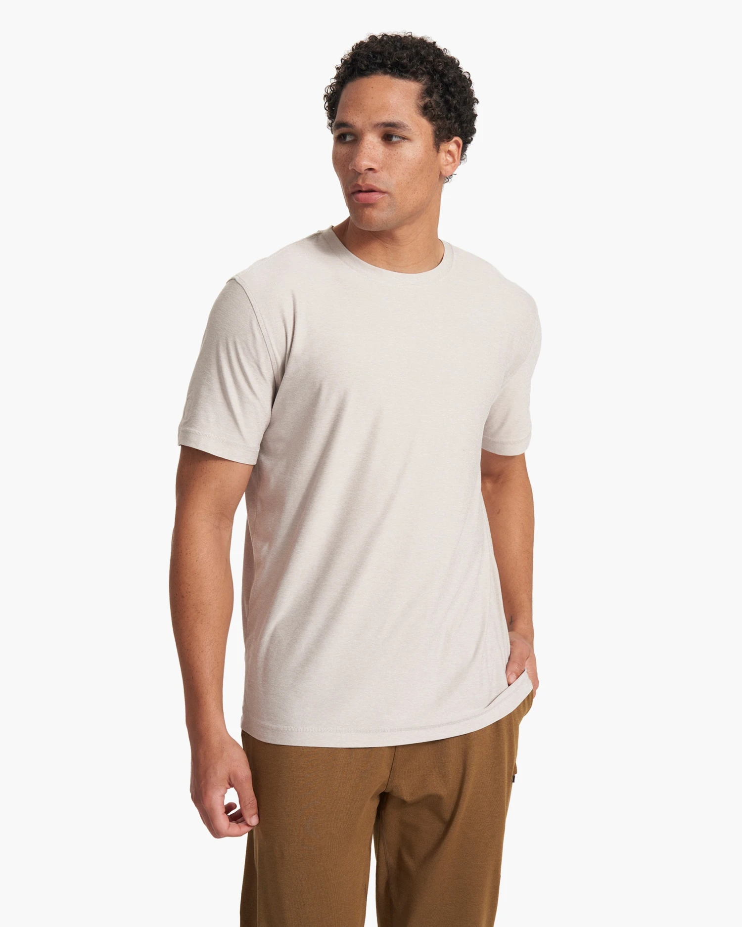 Strato Tech Tee | Suede Heather 2 Strato Tech Tee | Suede Heather - Image 2