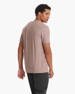 Strato Tech Tee | Umber Heather 9 Strato Tech Tee | Umber Heather -Vuori Clothing Store V126HUM SP23 M ECOMM TOPS TOP 3601 1x1 f66aadd3 56e3 4d3d 8433 3a04b4e70637