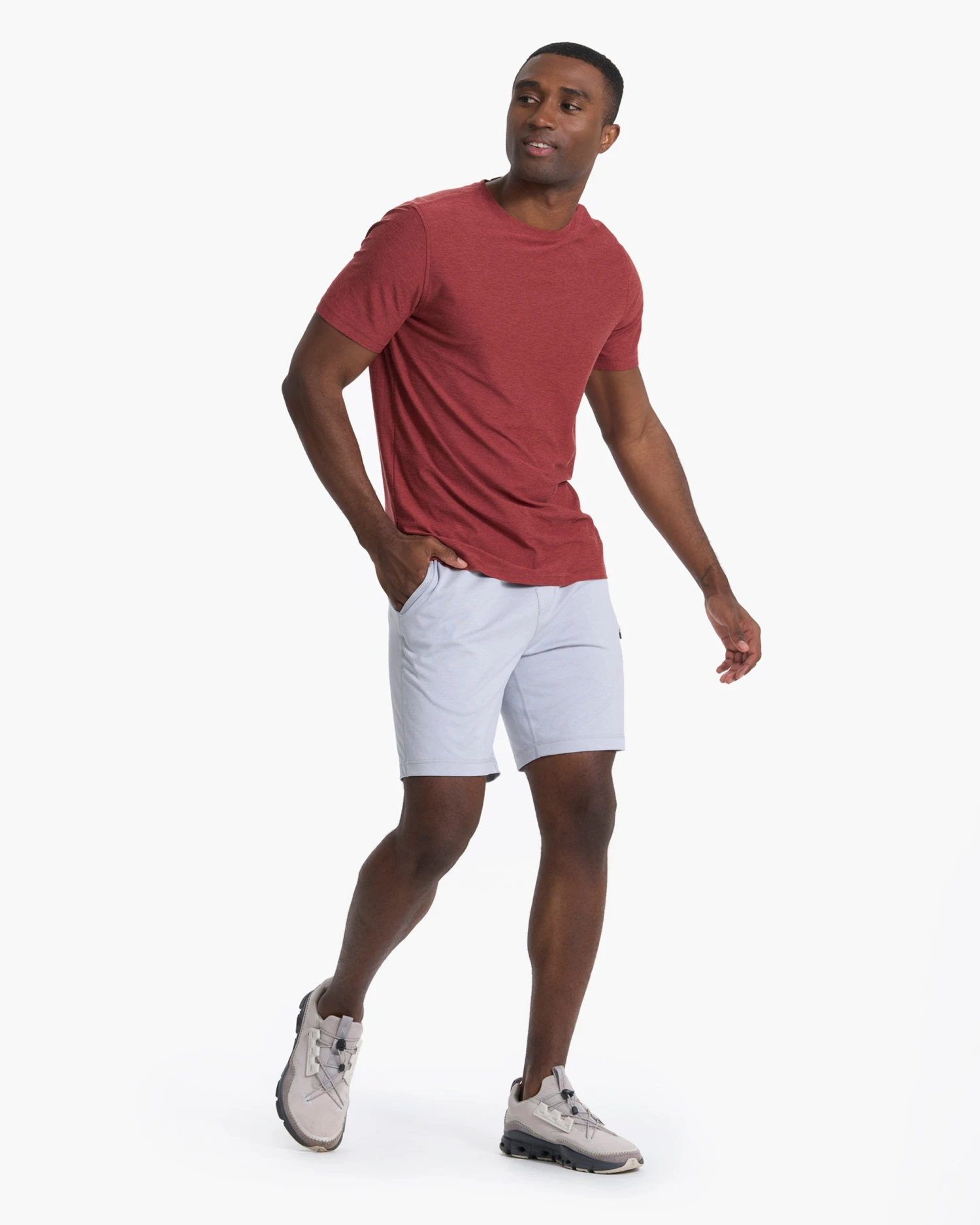 Strato Tech Tee | Currant Heather 5 Strato Tech Tee | Currant Heather - Image 5