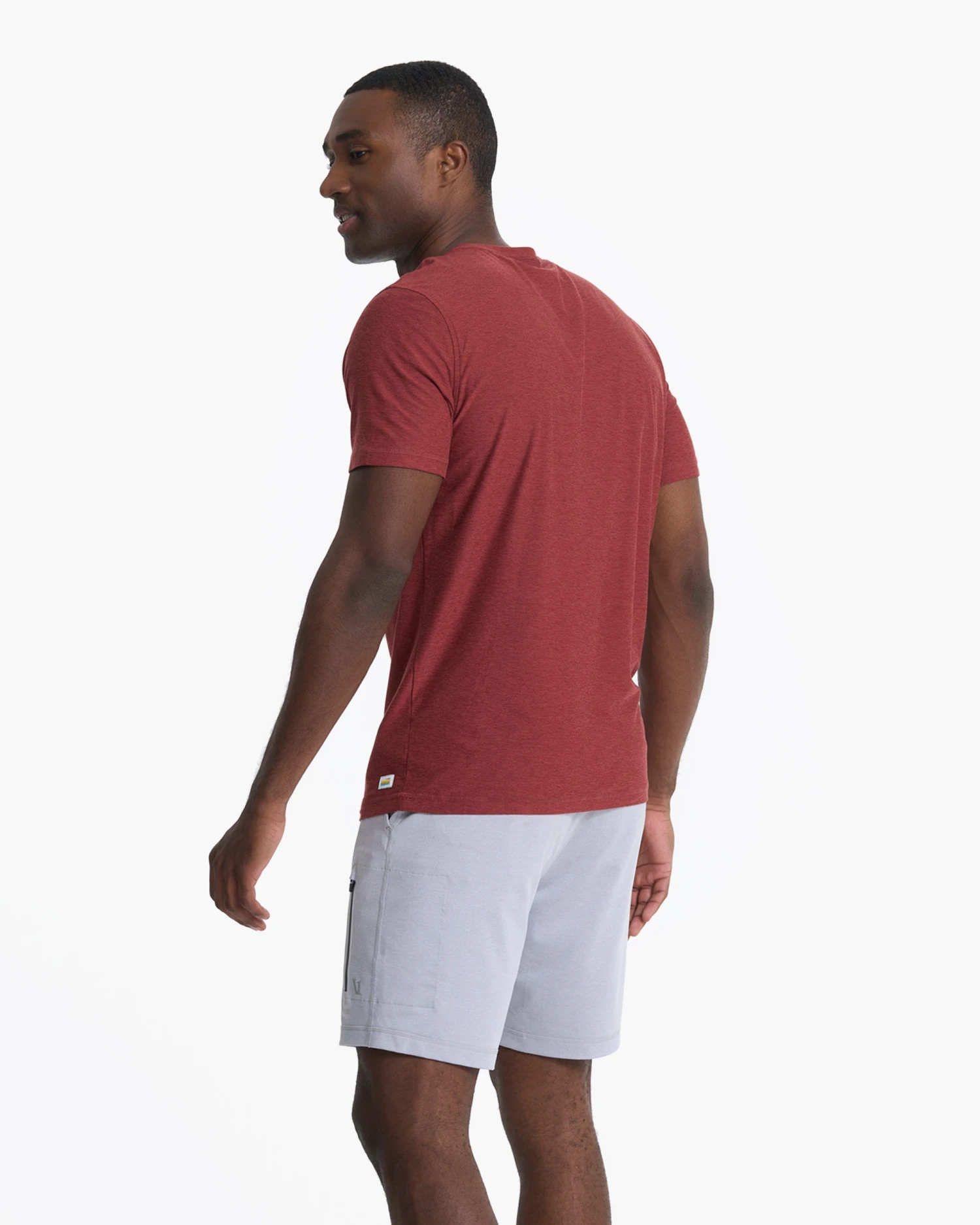 Strato Tech Tee | Currant Heather 4 Strato Tech Tee | Currant Heather - Image 4