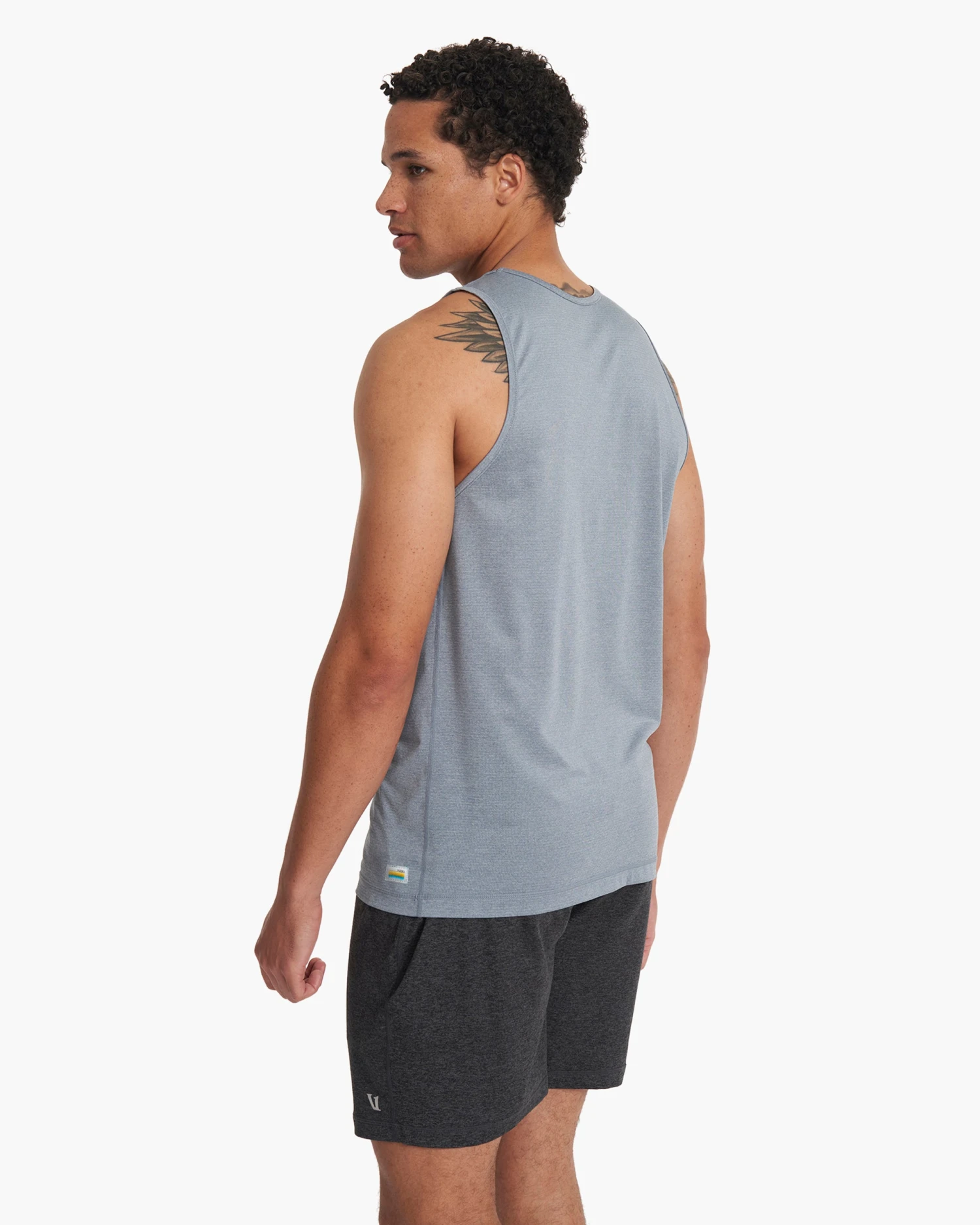 Tradewind Performance Tank | Cloud Heather 4 Tradewind Performance Tank | Cloud Heather - Image 4