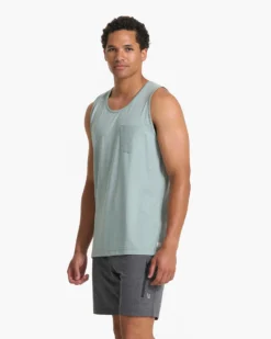Tradewind Performance Tank | Neptune Heather -Vuori Clothing Store V142HNP SP23 M ECOMM TOPS TOP 1821 1x1 edf4523b 3a59 4bc3 a384 f37eb20ea00d