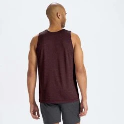Tradewind Performance Tank | Oxblood Heather -Vuori Clothing Store V142HOX 3