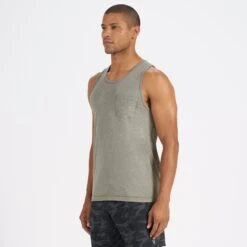 Tradewind Performance Tank | Army Heather -Vuori Clothing Store V142HTA 2