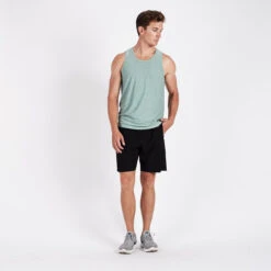 Strato Tech Tank | Aloe Heather -Vuori Clothing Store V148HAL 4