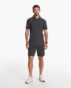 Ace Polo | Charcoal -Vuori Clothing Store V164CCL 4